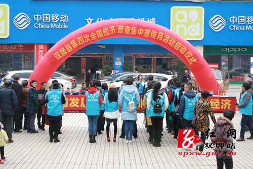 双牌县启动第四次全国经济普查集中宣传月活动